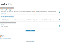 Tablet Screenshot of booksniffer.com